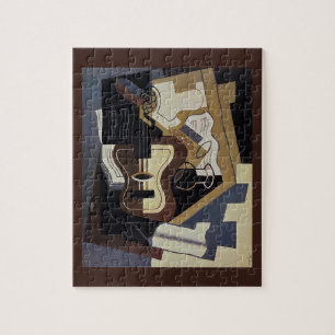 Gitarre & Klarinette ~ 1920 ~ Kubismus ~ Juan Gri Puzzle