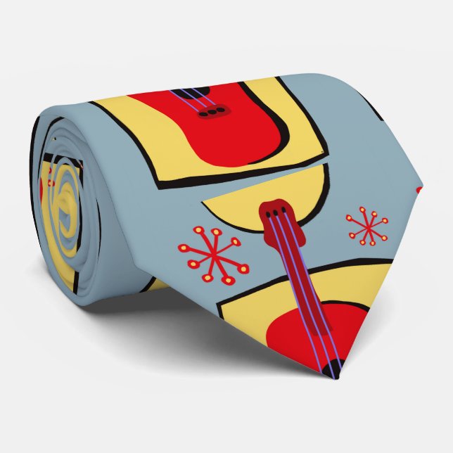 Gitarre Krawatte (Gerollt)