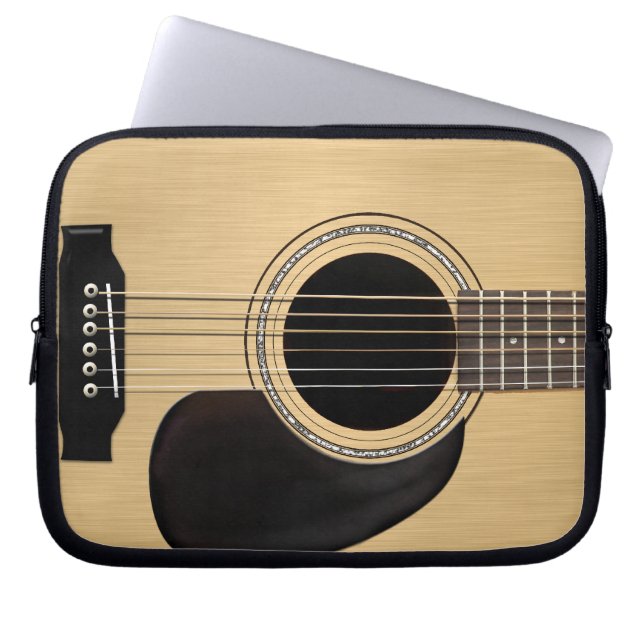 Gitarre Laptopschutzhülle (Vorderseite)