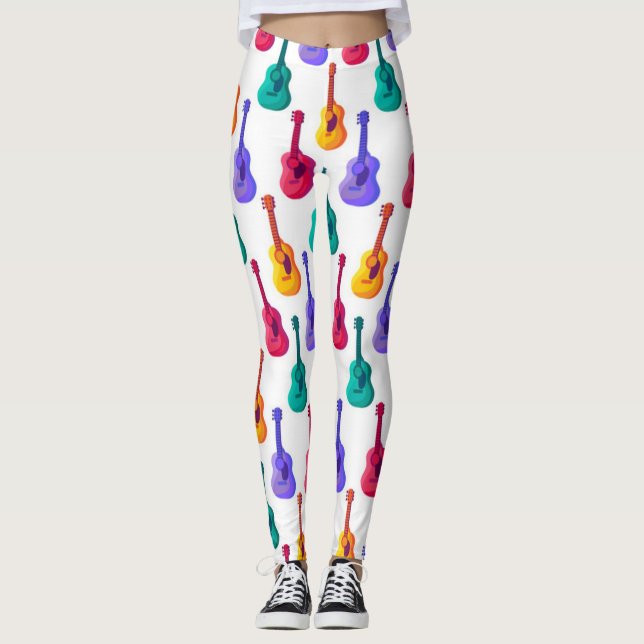 Gitarre Leggings (Vorderseite)