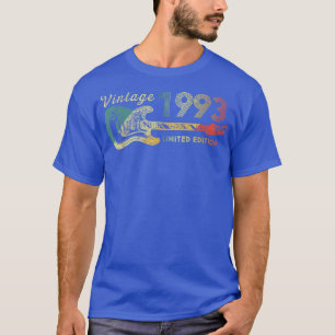 Gitarre Lover 29 Jahre Alte Geschenke Vintag 1993 T-Shirt