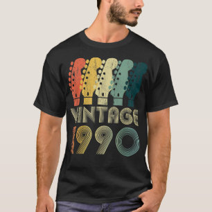 Gitarre Lover 32 Jahre Alte Geschenke Vintag 1990 T-Shirt