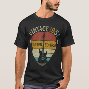 Gitarre Lover 71 Years Old Gift, Vintag 1951 71. T-Shirt