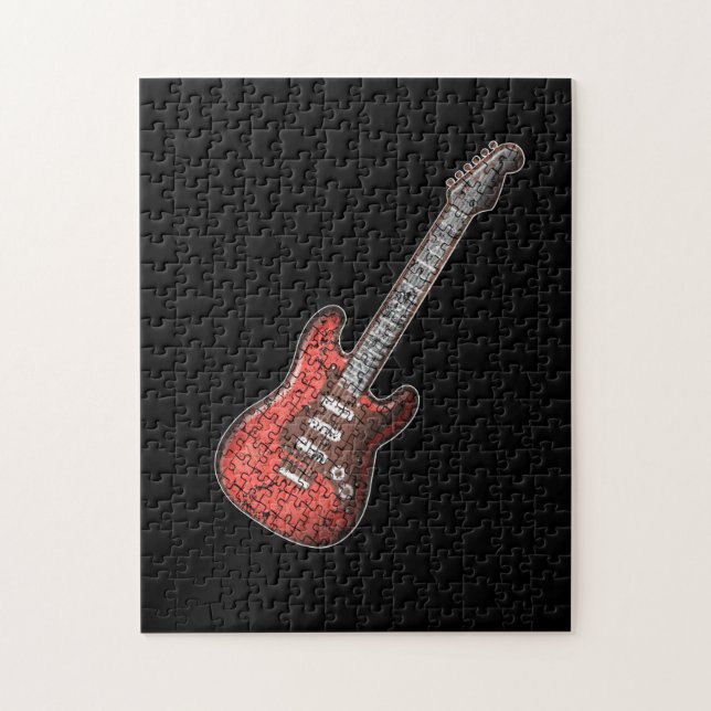 Gitarre Lover| Guitar Player - Geschenk Puzzle (Vertikal)