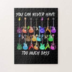 Gitarre Lover Man darf nie Bass brauchen Puzzle