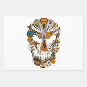 Gitarre Lover  Plektrum Geschenkpapier Set