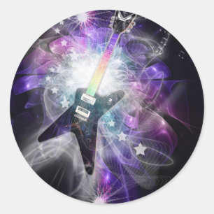 Gitarre Magic Music Sticker