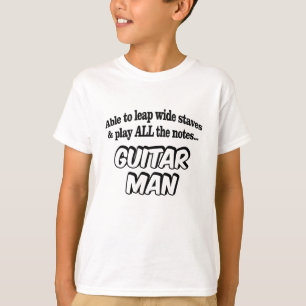 Gitarre Man - Music Superhero T-Shirt