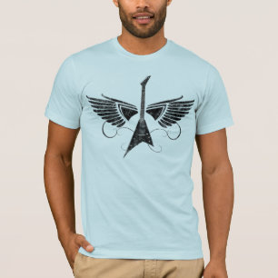 Gitarre mit Flügeln T-Shirt