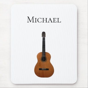 Gitarre Monogram Black and White Mousepad