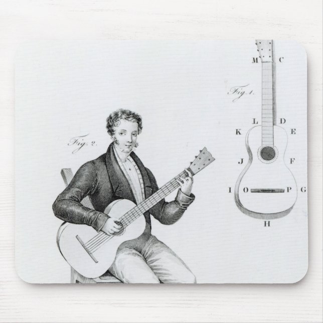 Gitarre Mousepad (Vorne)