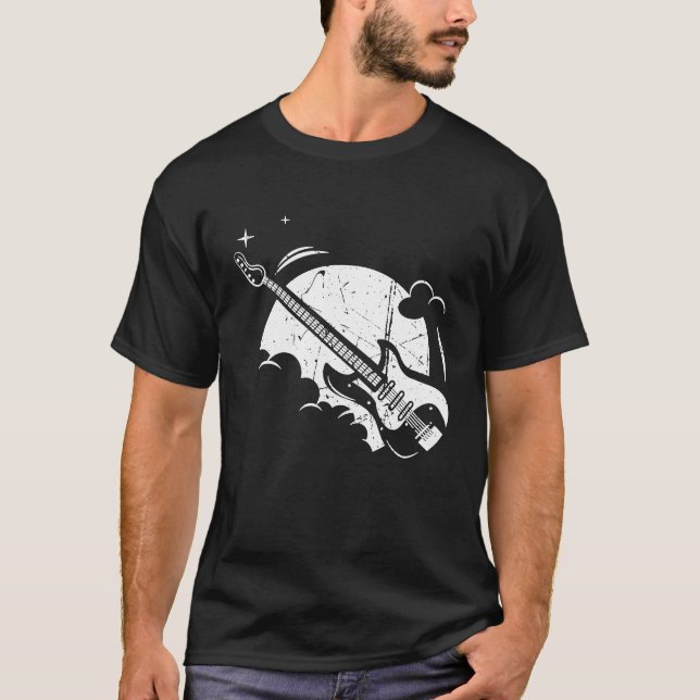 Gitarre Musikinstrumente Musikgitarrist Gitarrist T-Shirt (Vorderseite)