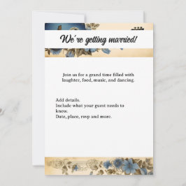 Gitarre-Musiknoten-Blume Einladung