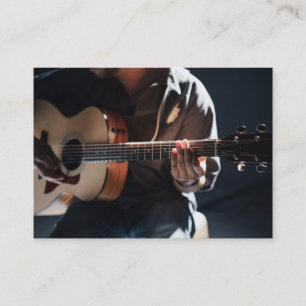 Gitarre- oder Musikunterricht Visitenkarte