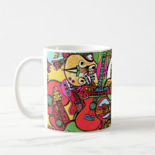 Gitarre-Party-Tasse Kaffeetasse
