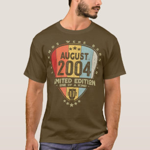 Gitarre PickLegends waren im August 2004 Geboren T-Shirt