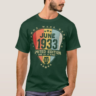 Gitarre PickLegends waren im Juni 1933 Geboren T-Shirt