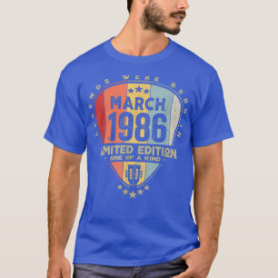 Gitarre PickLegends waren im März 1986 Geboren T-Shirt
