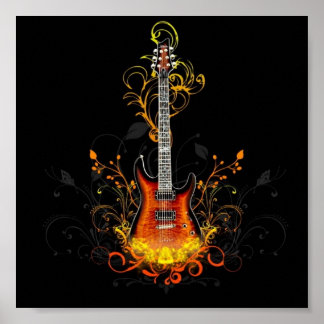Gitarre Poster