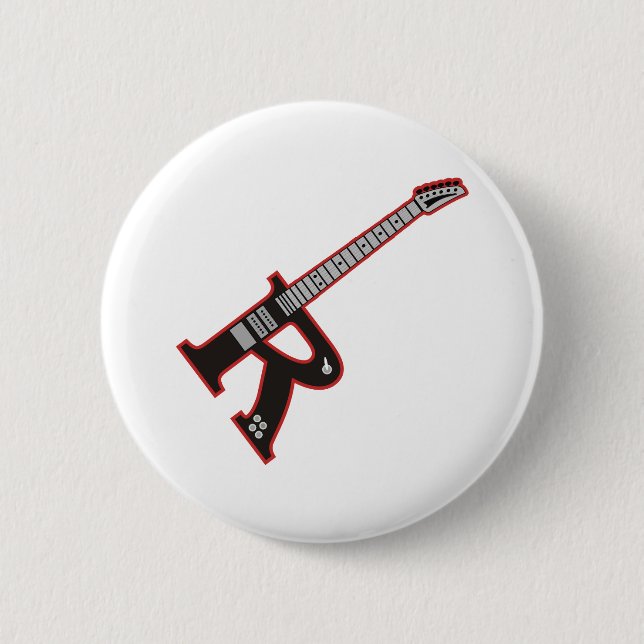 Gitarre R Button (Vorderseite)