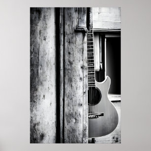 Gitarre Retro Poster