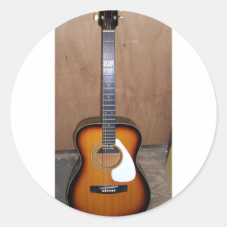 Gitarre Runder Aufkleber
