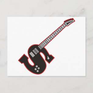 Gitarre S Postkarte