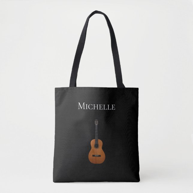 Gitarre Simple Monogram Music Black (Vorderseite)