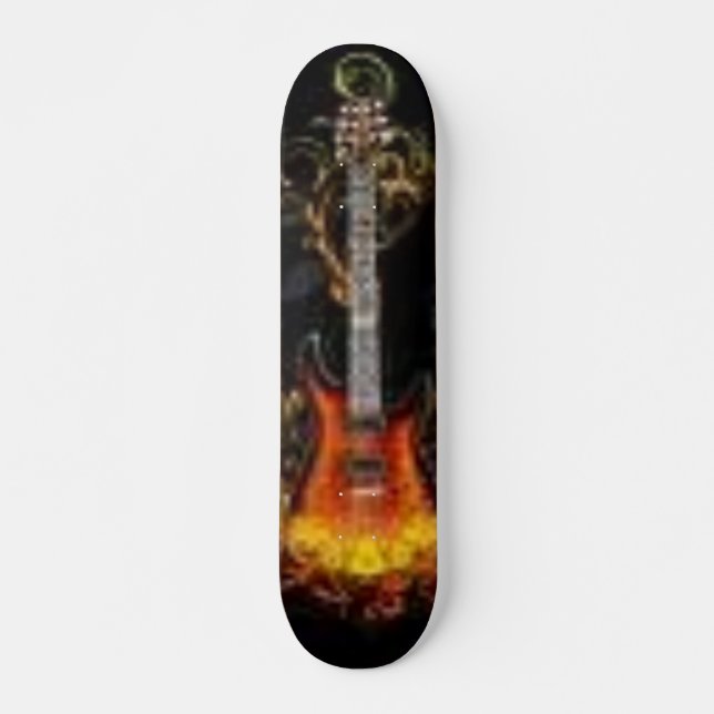 Gitarre Skateboard (Vorne)