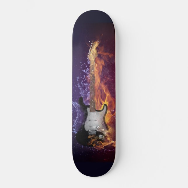  Gitarre Skateboard (Vorderseite)