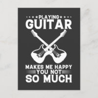 Gitarre spielen macht mich glücklich, dass du nich
