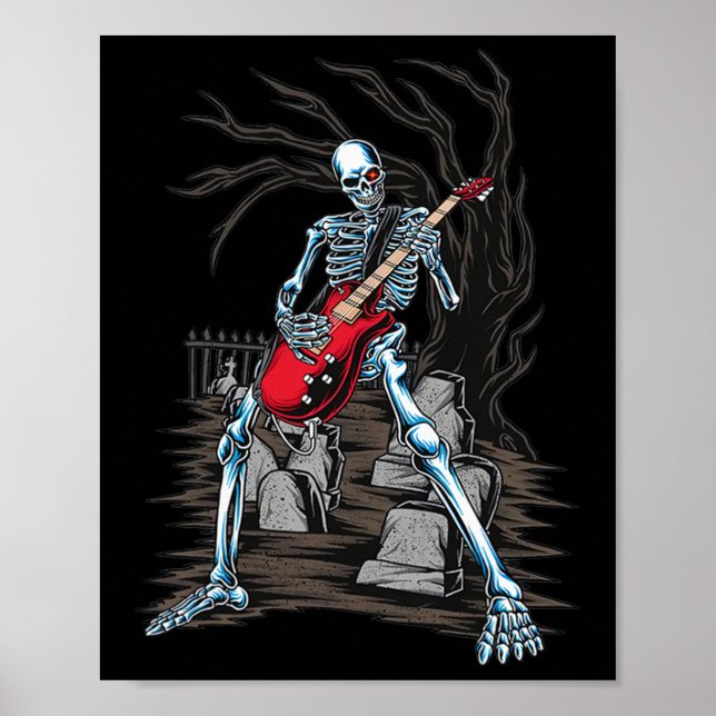 Gitarre spielen poster (Vorne)