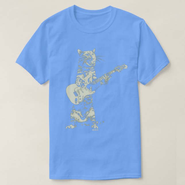 Gitarre spielen T-Shirt (Design vorne)