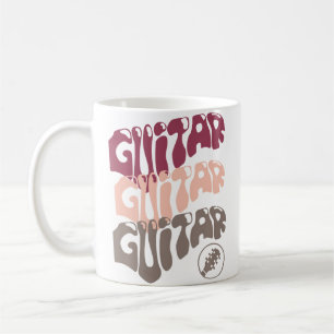 Gitarre spielender Bandmusiker Live-Musik Kaffeetasse