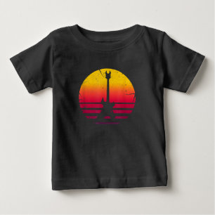 Gitarre Sunset Electric Rock Music Lover Instrumen Baby T-shirt