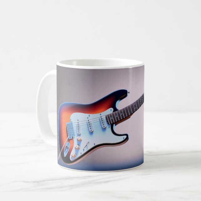 Gitarre Tasse (Vorderseite Links)