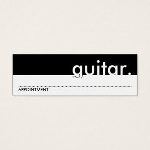 gitarre. (Terminkarte)