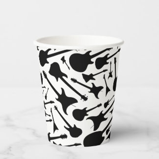 Gitarre Themed Paper Cups Pappbecher