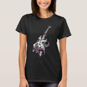 Gitarre-Tintenfisch T-Shirt