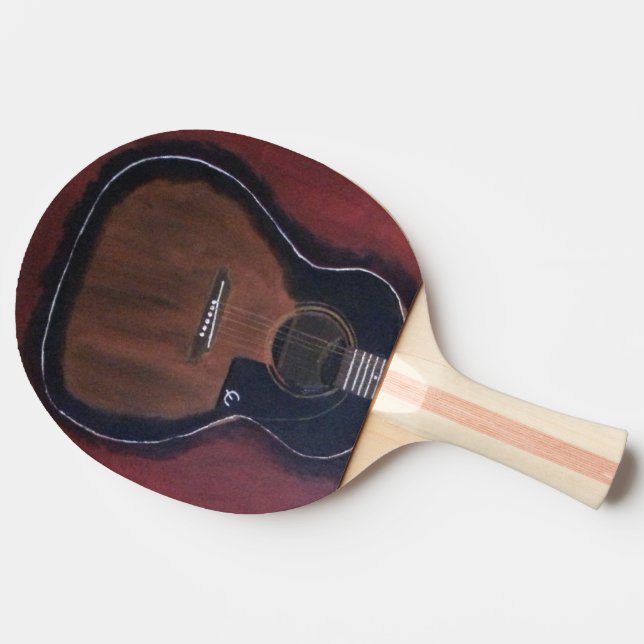 Gitarre Tischtennis Schläger (Seitenansicht)