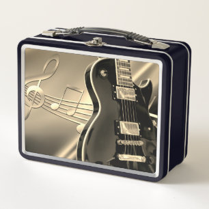 Gitarre und Musiknote Lunchbox