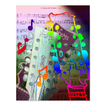 Gitarre- und Musikposter