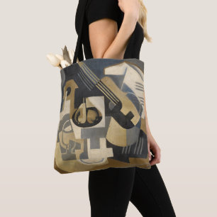 Gitarre und Obstschale auf einer Tabelle, 1918