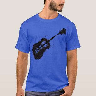 Gitarre und Stadt T-Shirt