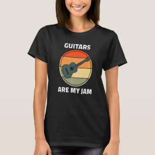 Gitarre Vintage Gitarre Cool Retro Gitarren sind T-Shirt
