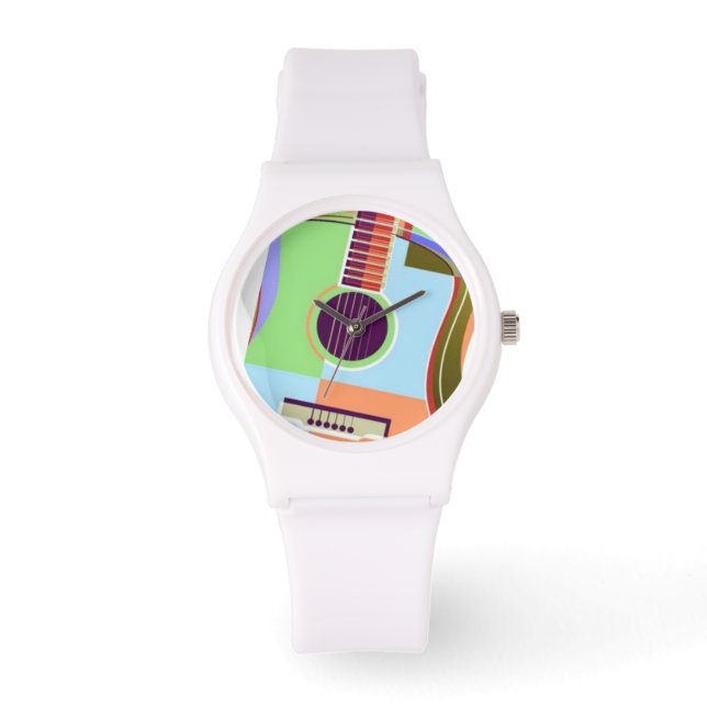 Gitarre Watch Armbanduhr (Vorderseite)