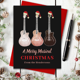 Gitarre Weihnachten Fröhlich Musikalisch Budget