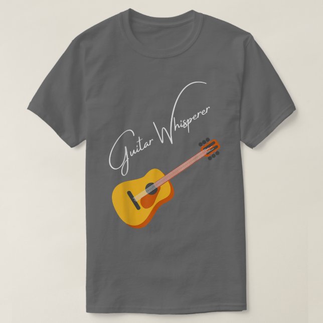 Gitarre Whisperer, Clamps, Gitarrist der gepluckte T-Shirt (Design vorne)