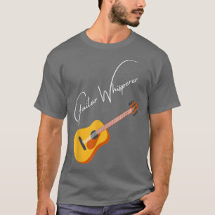 Gitarre Whisperer, Clamps, Gitarrist der gepluckte T-Shirt