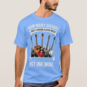 Gitarre Wie viele Gitarren Geschenk für Gitarrensp T-Shirt